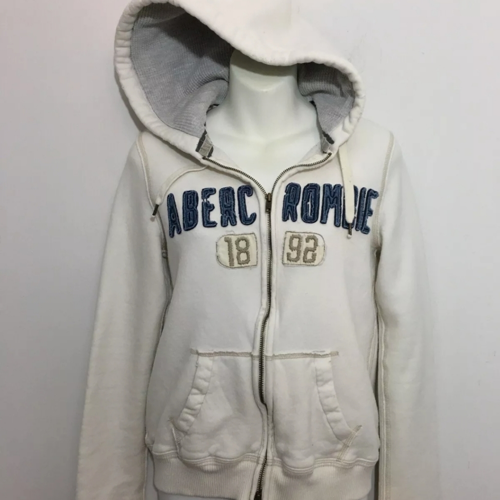 Abercrombie hoodie zip up jacket